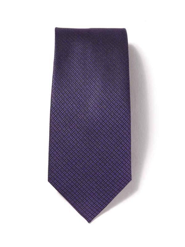 Campania Structure Dark Purple Silk Tie