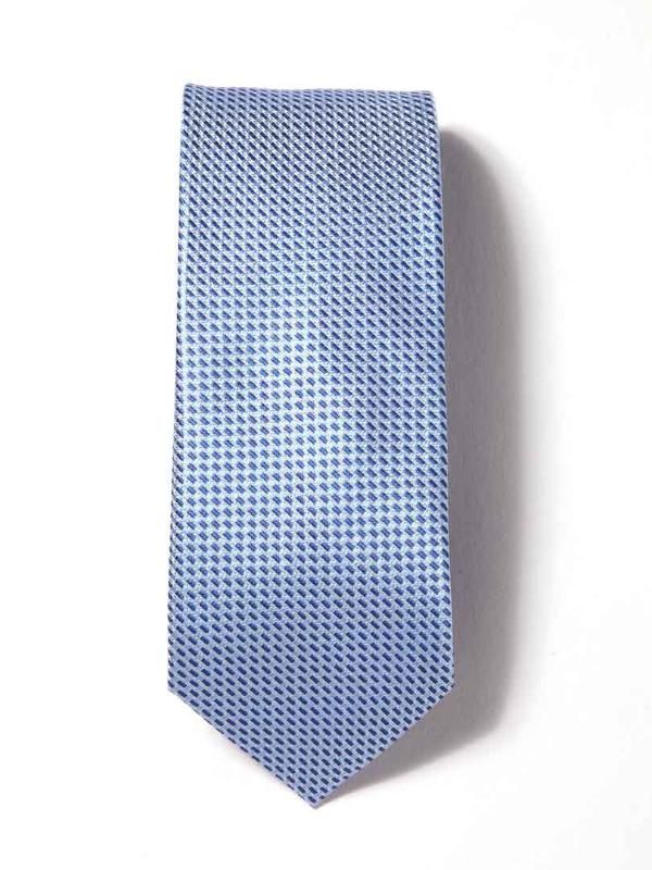 Campania Structure Medium Blue Silk Tie