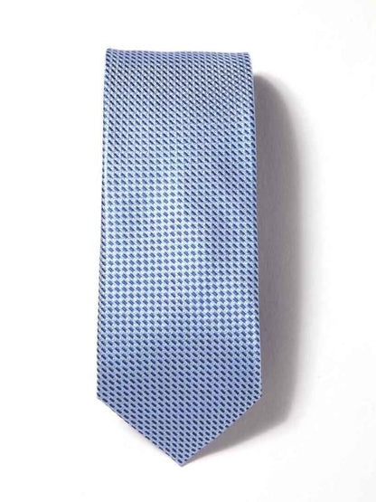 Campania Structure Medium Blue Silk Tie