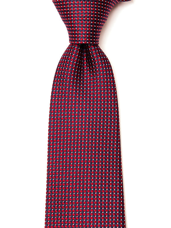 Campania Structure Medium Maroon Silk Tie