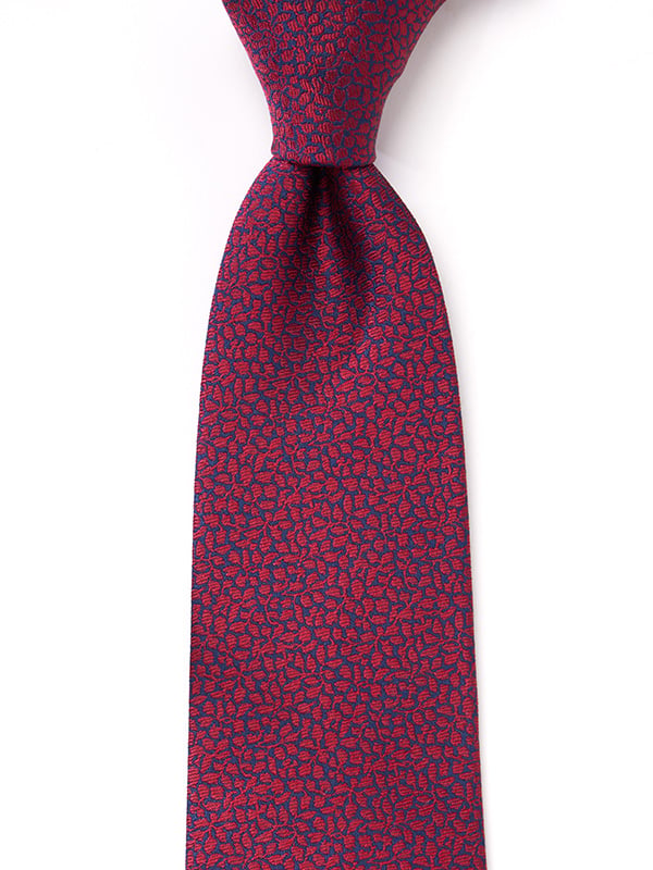 Campania Structure Medium Maroon Silk Tie