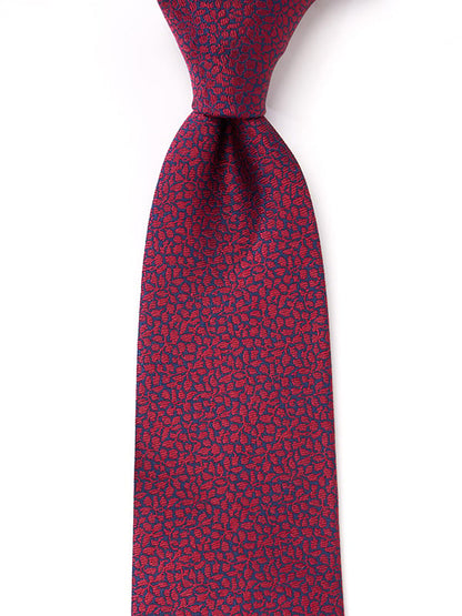 Campania Structure Medium Maroon Silk Tie