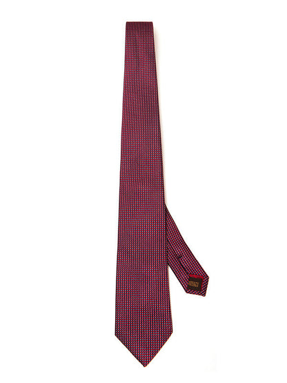 Campania Structure Medium Maroon Silk Tie
