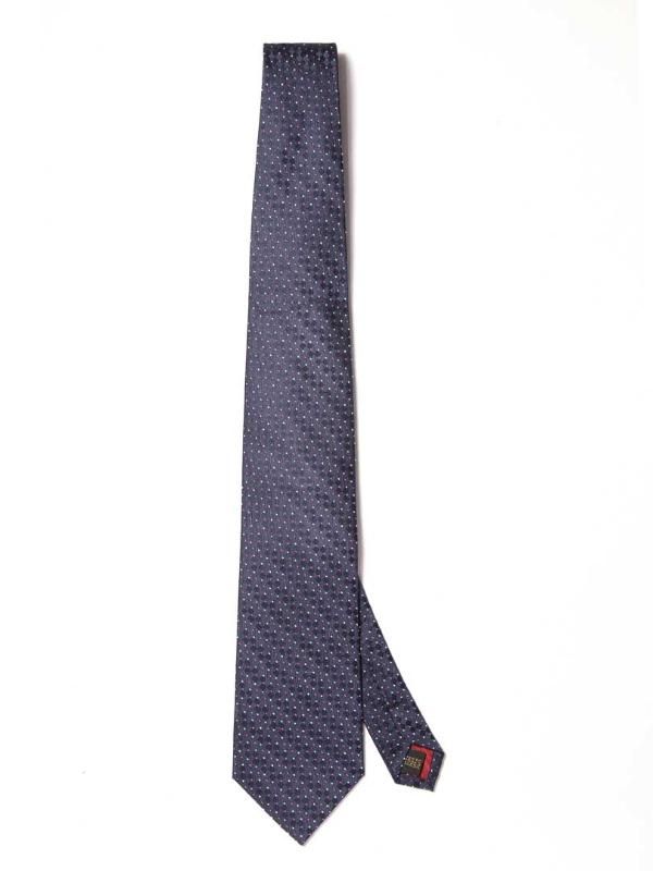 Campania Structure Navy Silk Tie
