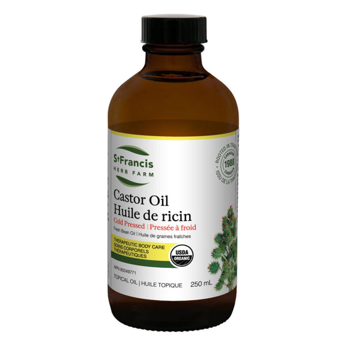 Bottle of St. Francis Herb Farm Castor Oil 250ml