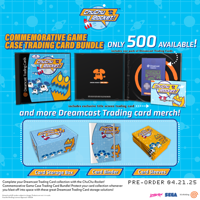 ChuChu Rocket! Commemorative Game Case Trading Card Bundle