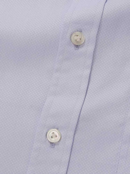 Cione Sky Solid Full Sleeve Double Cuff Classic Fit Classic Formal Two Ply Mercerized Cotton Shirt