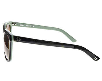 Cleo - Tort Noir + Mint
