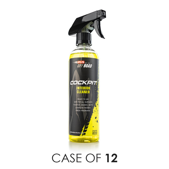 P&S OffRoad Cockpit Interior Cleaner 16oz Case of 12