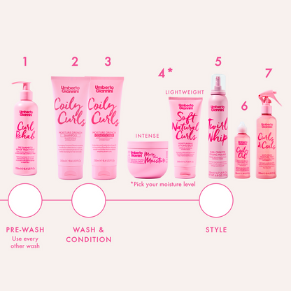 Coily Curls Curl Rehab Pre Shampoo Repair Treatment 250ml