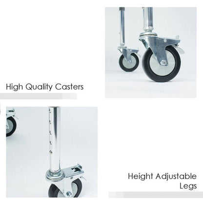 Commode chair with Wheels 4" | BION