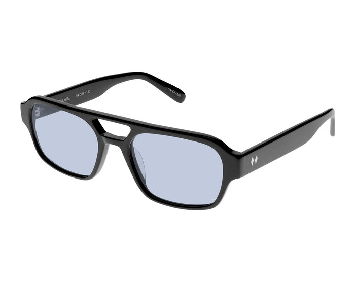Continental - Black w/ Light Blue Lens