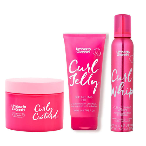 Curl Jelly, Curl Jelly Custard & Curl Whip Trio