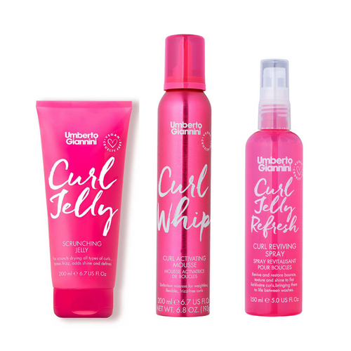 Curl Jelly, Curl Whip & Curl Refresh Spray