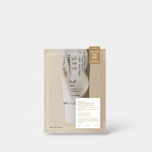 Dr. Althea 345 Relief Cream Mask (1 Sheet) قناع كريم دكتور ألثيا 345 لتخفيف الألم - Princess Cosmetics Qatar