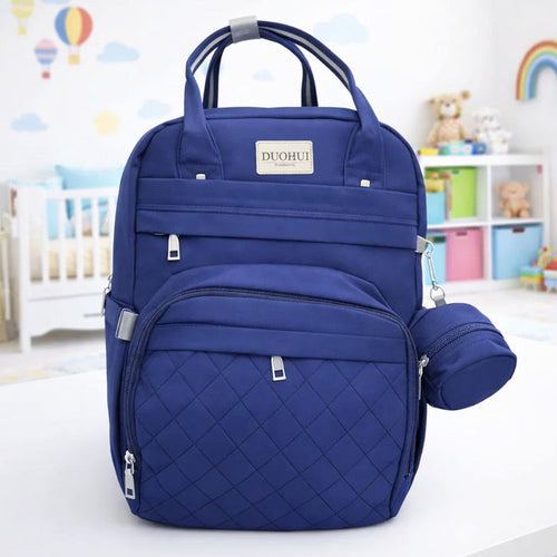 DUOHUI - Waterproof Diaper Backpack - Navy