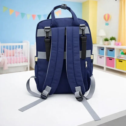 DUOHUI - Waterproof Diaper Backpack - Navy