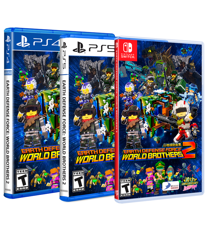 EARTH DEFENSE FORCE: WORLD BROTHERS 2 Standard Edition (Switch, PS5, PS4)