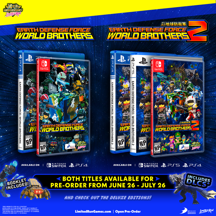 EARTH DEFENSE FORCE:WORLD BROTHERS Standard Edition (Switch, PS4)