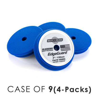 5 Inch / Case of 9 (4 Packs) / Blueberry - Heavy Polish
