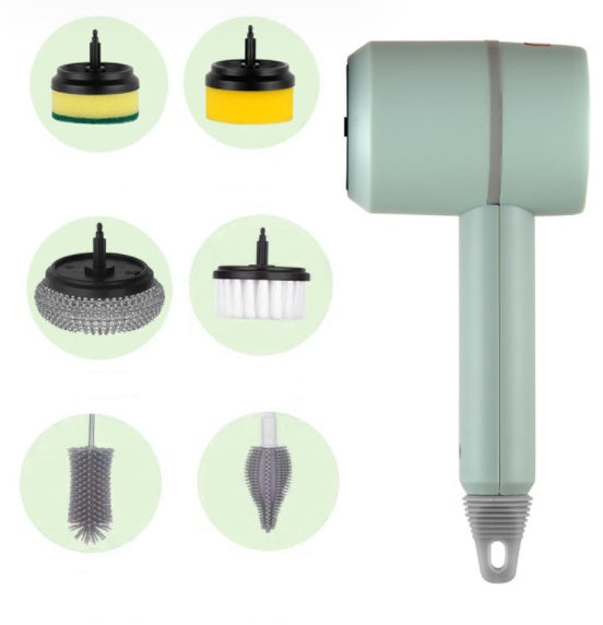 Green With six brush heads / 1PC