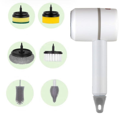 White With six brush heads / 1PC