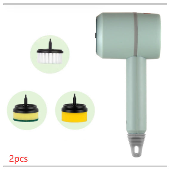 Green With three brush heads / 2PCS
