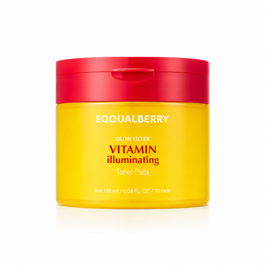 EQQUALBERRY Vitamin illuminating Toner Pads 70 Pads - DOKAN