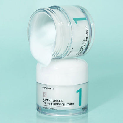 Numbuzin No.1 Pantothenic B5 Active Soothing Cream 80ml. كريم نومبوزين رقم 1 بانتوثينك B5 النشط المهدئ 80 مل - Princess Cosmetics Qatar