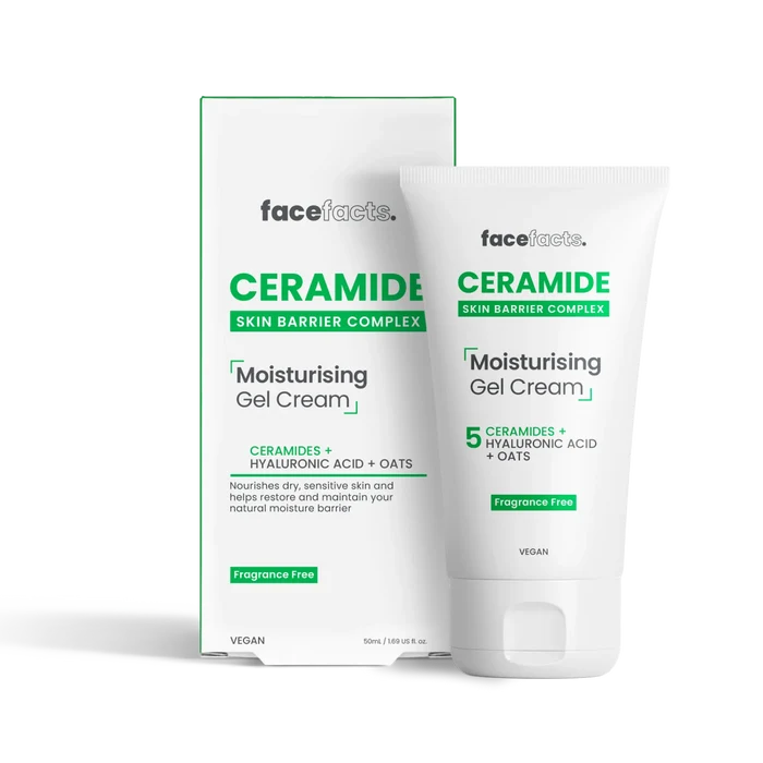 Face Facts Ceramide Moisturising Gel Cream 50ml - Franklins