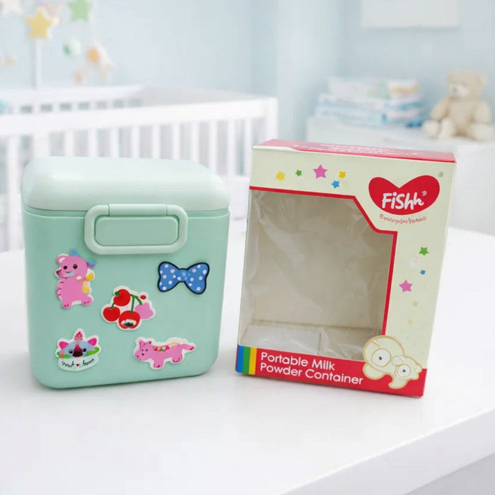 Fish - Milk Container - Large - Five - Green