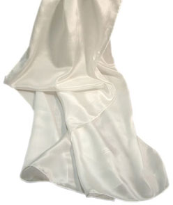 Flat Crepe 8mm Scarves