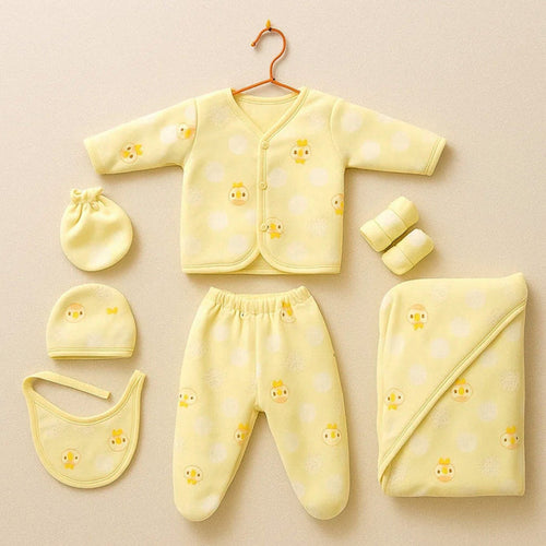 Fleece - 8 Pieces - Starter Set - Yellow - Penguin