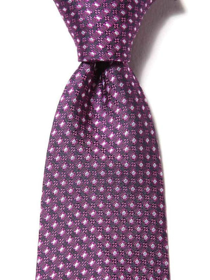 Florentine Minimal Medium Purple Silk Tie