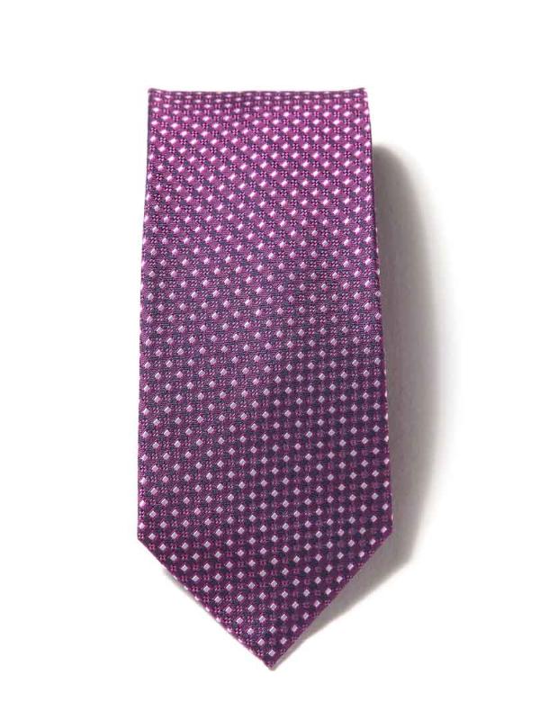 Florentine Minimal Medium Purple Silk Tie