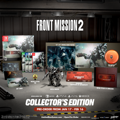 FRONT MISSION 2: Remake Collector's Edition (Switch, PS5, PS4, Xbox)