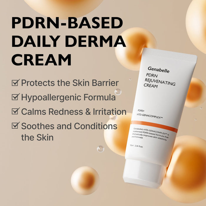 Genabelle PDRN Rejuvenating Cream 70ml كريم تجديد البشرة من جينبيل PDRN - Princess Cosmetics Qatar