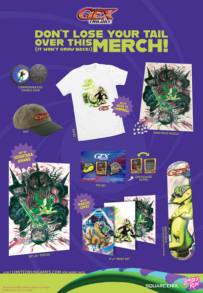 GEX Trilogy Skate Deck
