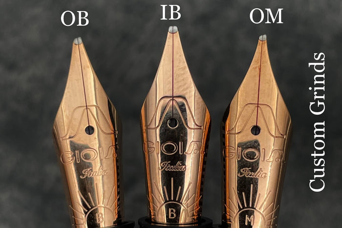 Gioia Alleria Amaranto Fountain Pen Gold Trim