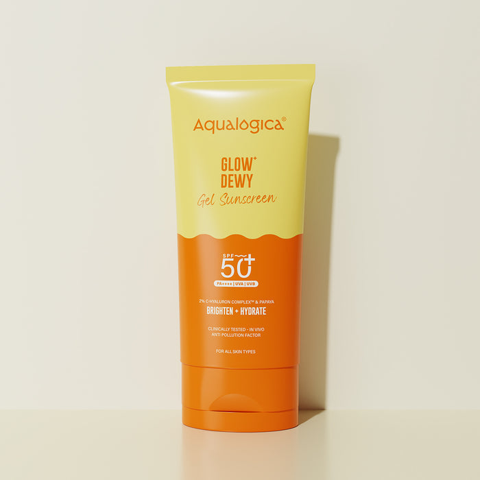 Glow+ Dewy Gel SPF 50+ PA++++  In-Vivo Tested Sunscreen - 80g