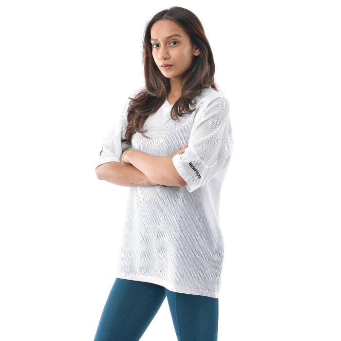 Gold Standard Mesh Oversized Tee women's - IRONGEAR Fitness