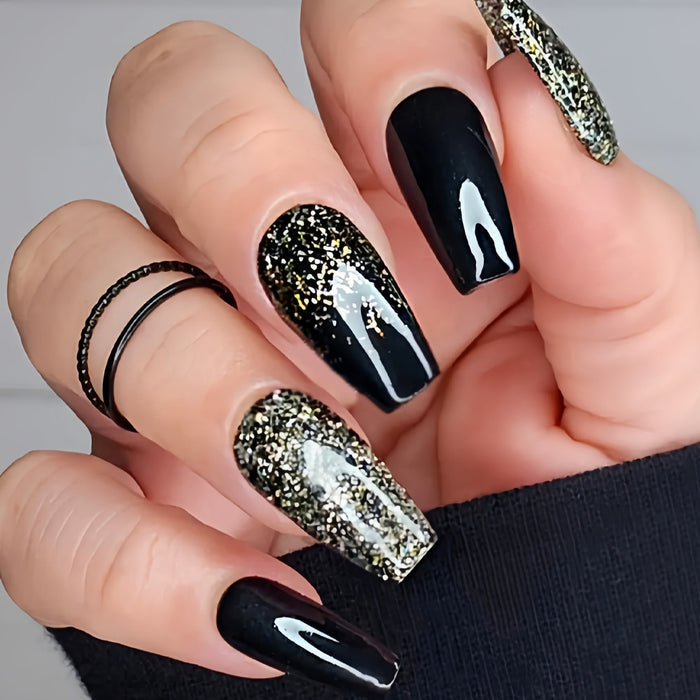 Golden glitter