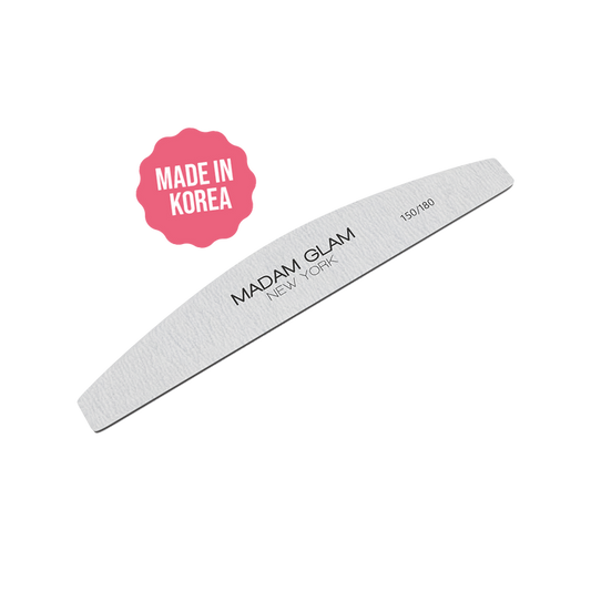 Half Moon Shape 150/180 Grit Nail File