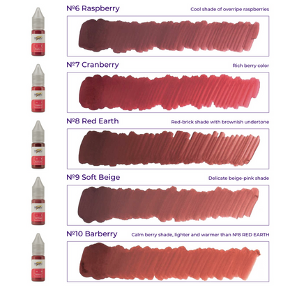 Hanafy Lips №6 Raspberry Hybrid Pigment 10 ml Supreme Permanent