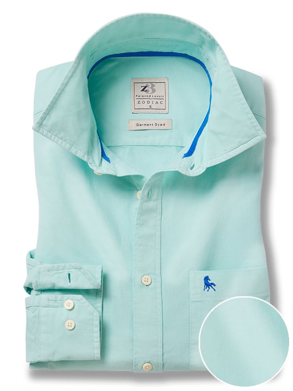 murren sea green shirt