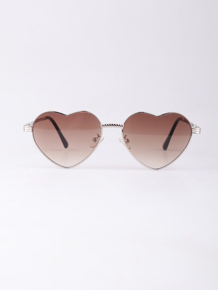 Heart of Love Sunglasses | Smoke-Image 1