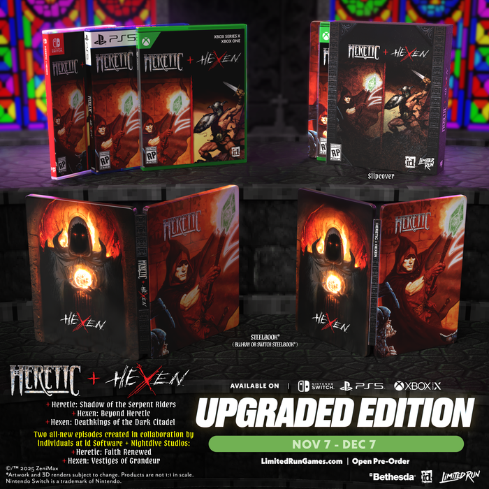Heretic + Hexen Upgraded Edition (Switch, PS5, Xbox)
