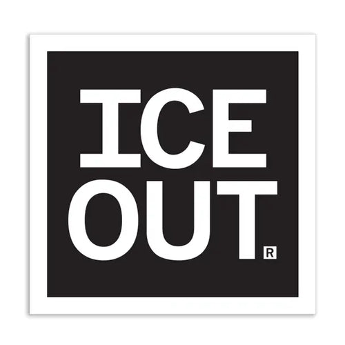 Ice Out Square Sticker