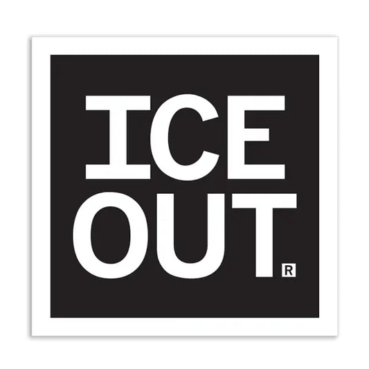 Ice Out Square Sticker