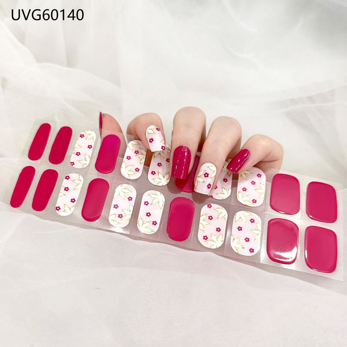 ins UV gel nail sticker UVG60140